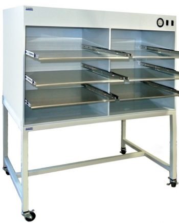 Horizontal Flow Cabinet with Shelves | Cleatech Cleanroom and Laboratory Solutions