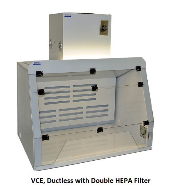 Ventilated Containment Enclosure with Double Filter