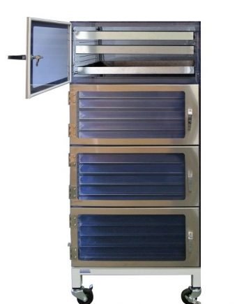 four door desiccator cabinet esd stainless steel drawer